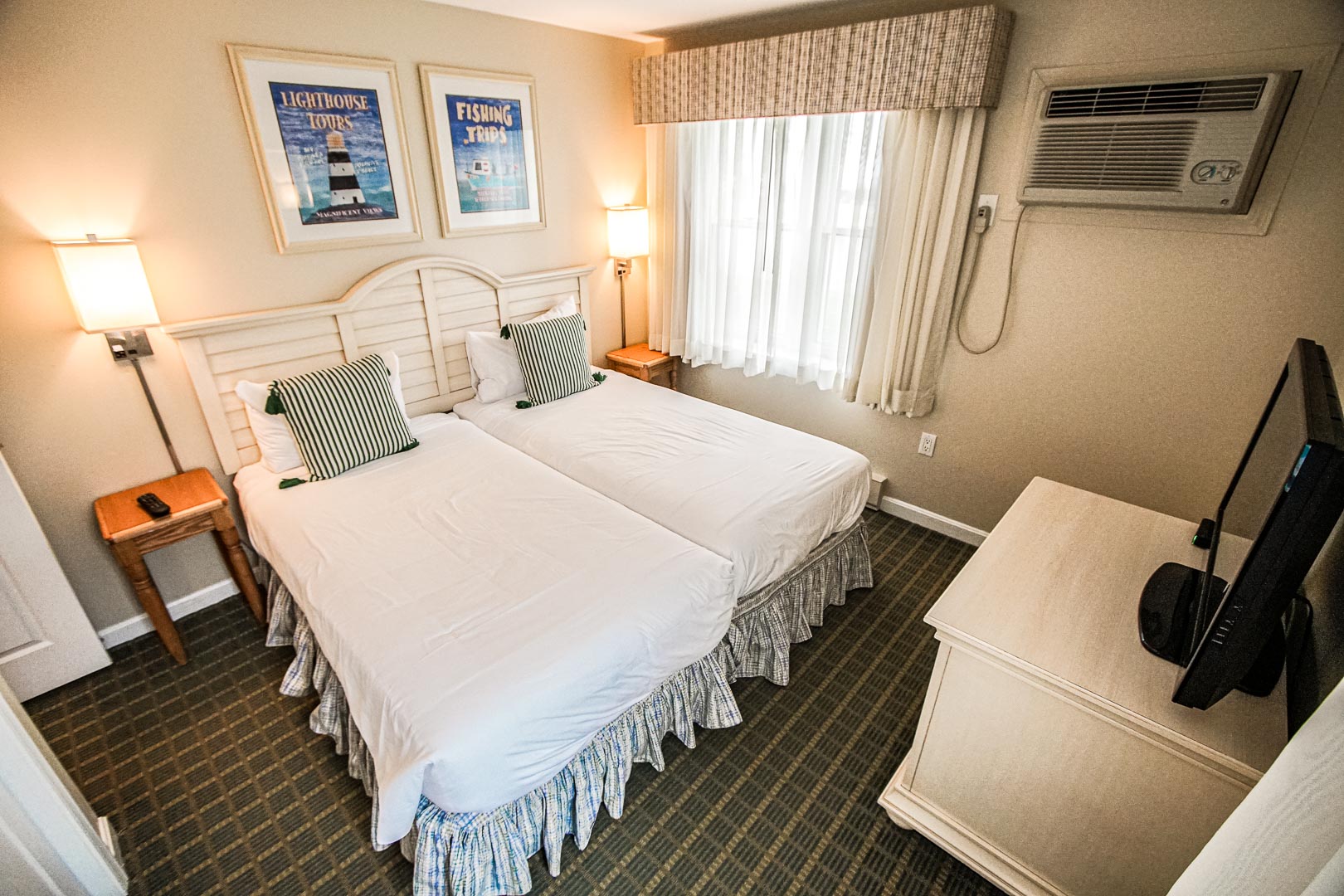 A cozy 2 bedroom unit at VRI's Cape Winds Resort in Massachusetts.